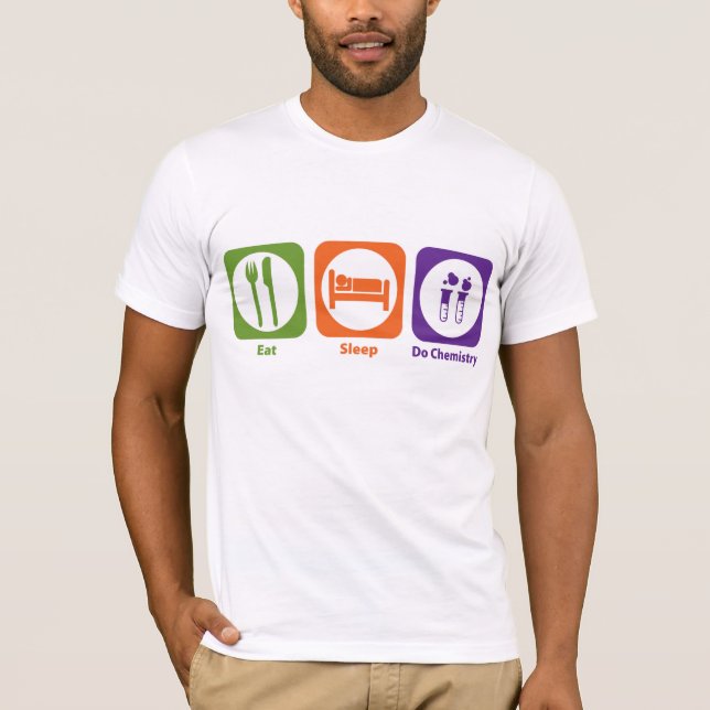 Camiseta Coma el sueño hacen química (Anverso)