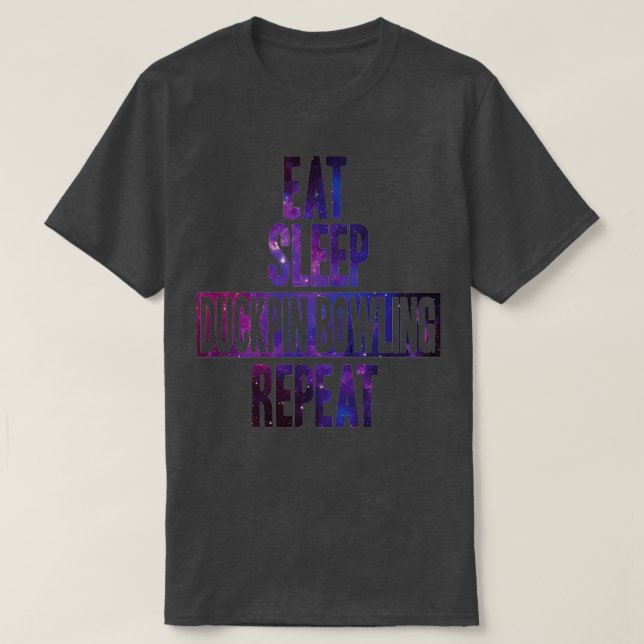 Camiseta Coma el sueño patito bolos repito T (Diseño del anverso)