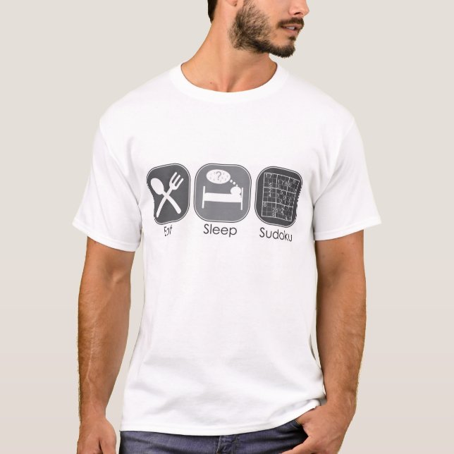 Camiseta Coma el sueño Sudoku (Anverso)
