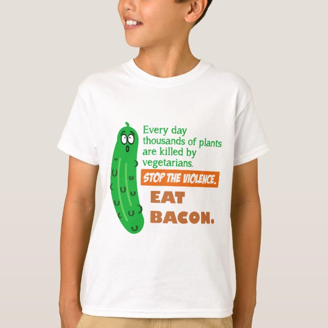 Camiseta Coma el tocino (Anverso)