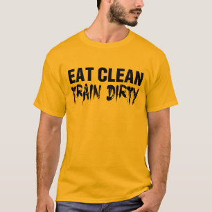 Camiseta Coma el tren limpio sucio