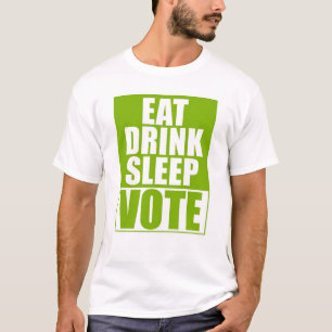 Camiseta Coma el voto del sueño de la bebida