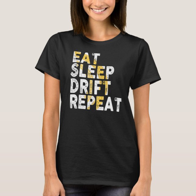 Camiseta Coma la deriva de sueño repetida (Anverso)