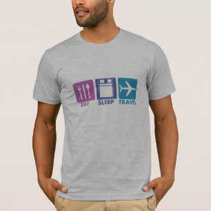 CAMISETA COMA LA FORMA DE VIDA DEL VIAJE DEL SUEÑO