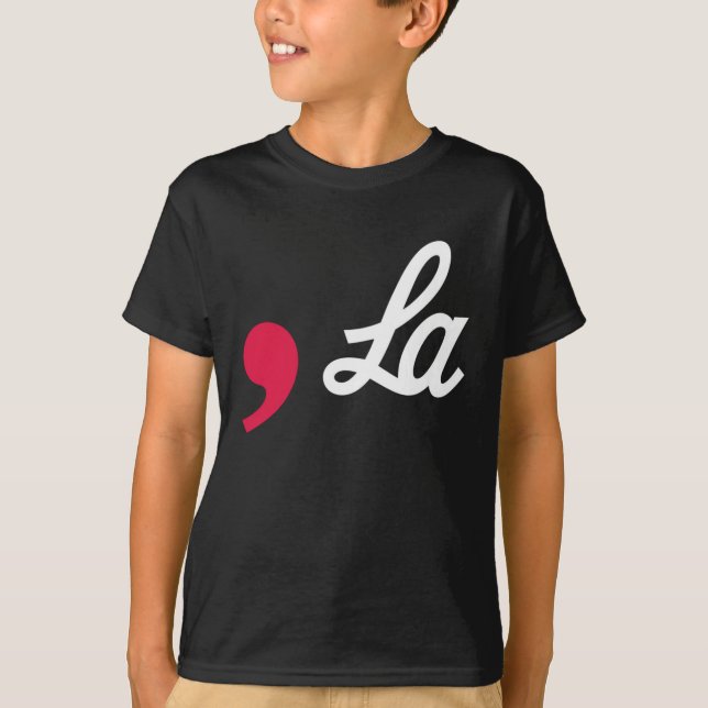 Camiseta Coma La Puntuación Divertida Kamala Harris (Anverso)