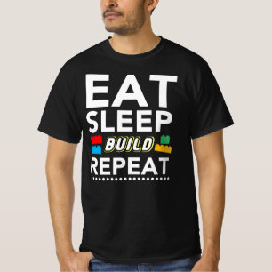 Camiseta Coma la repetición de la estructura del sueño -