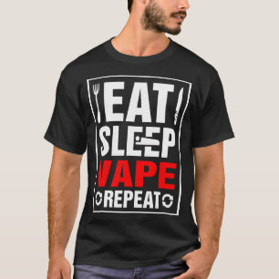 Camiseta Coma la repetición de Vape del sueño