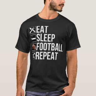 Camiseta Coma la repetición del fútbol del sueño