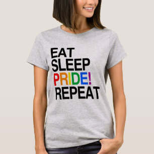 Camiseta Coma la repetición del orgullo del sueño