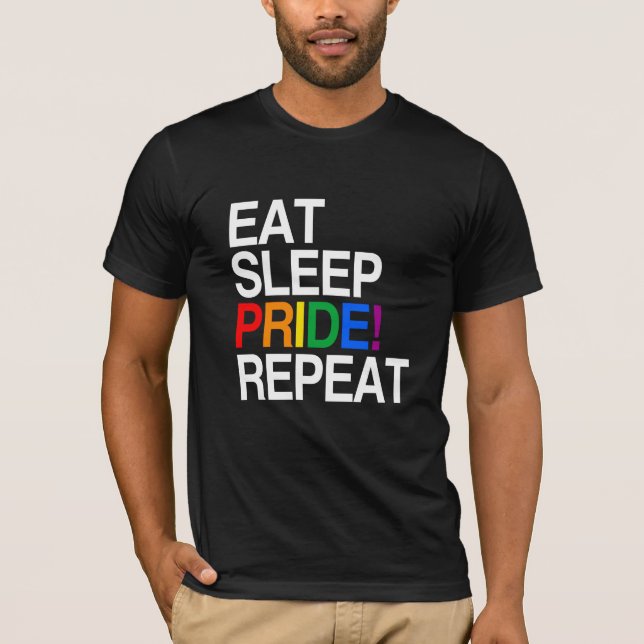 Camiseta Coma la repetición del orgullo del sueño (Anverso)