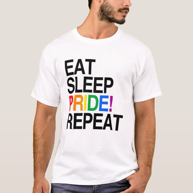 Camiseta Coma la repetición del orgullo del sueño (Anverso)