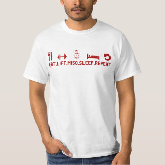 Camiseta Coma la repetición diversa del sueño de la
