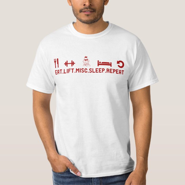 Camiseta Coma la repetición diversa del sueño de la (Anverso)