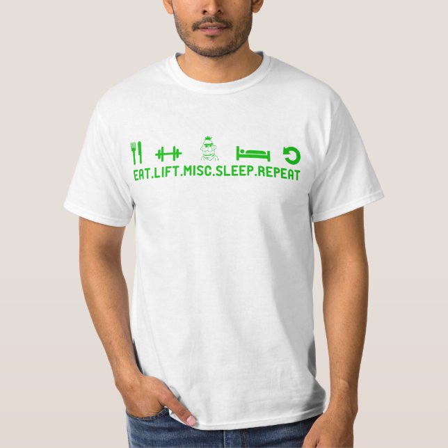 Camiseta Coma la repetición diversa del sueño de la (Anverso)