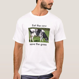Camiseta Coma la reserva de la vaca la hierba