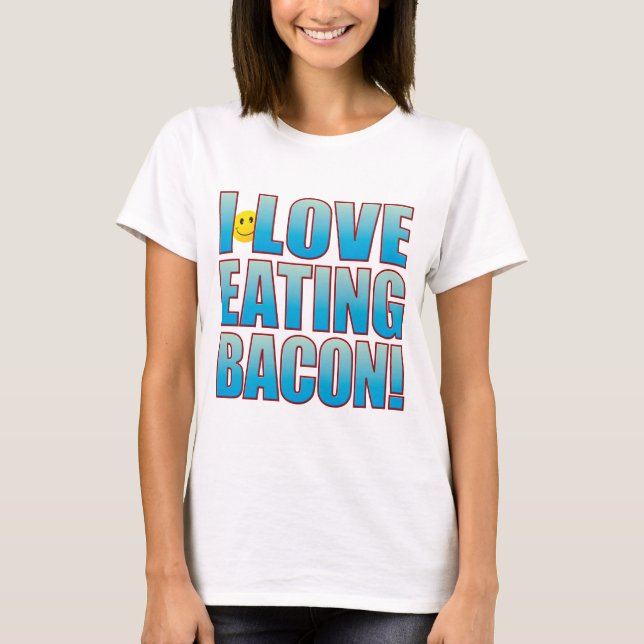 Camiseta Coma la vida B del tocino (Anverso)