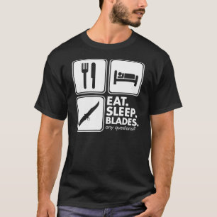 Camiseta Coma las cuchillas del sueño - blanco