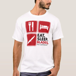 Camiseta Coma las cuchillas del sueño - rojo
