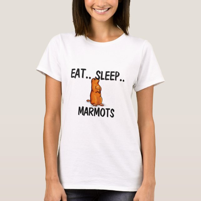 Camiseta Coma las MARMOTAS del sueño (Anverso)