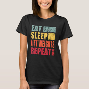 Camiseta Coma los pesos del elevalunas del sueño de nuevo