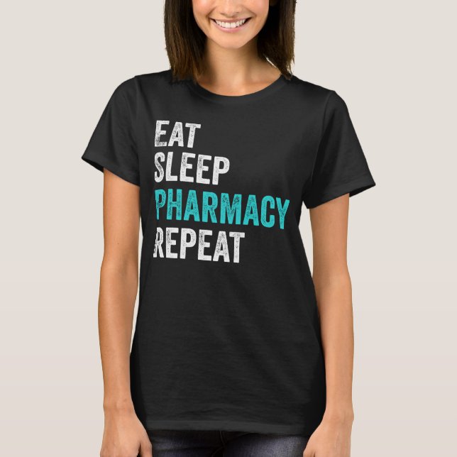 Camiseta Coma los regalos del estudiante del farmacéutico (Anverso)