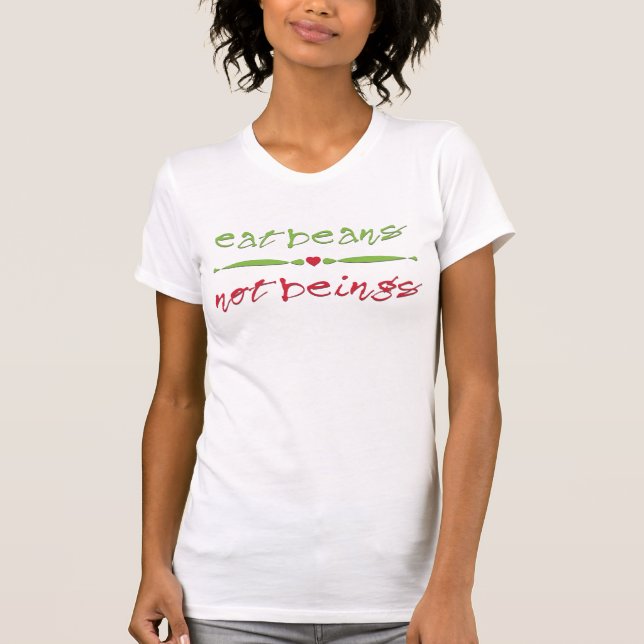 Camiseta Coma los seres de las habas no (Anverso)