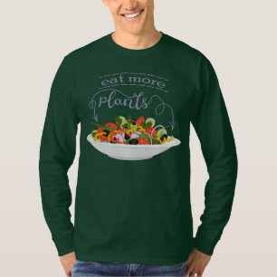 Camiseta Coma más plantas con letras de motivación de ensal