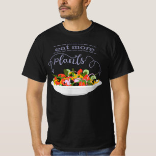 Camiseta Coma más plantas con letras de motivación de ensal