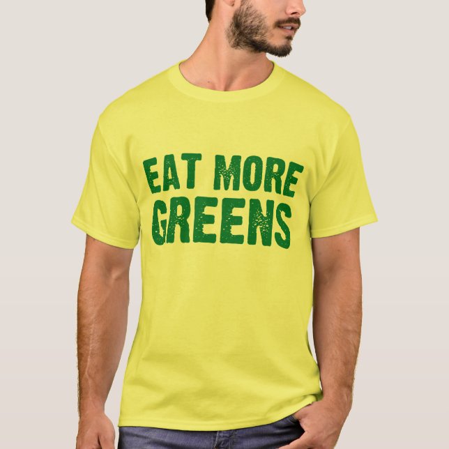 Camiseta Coma más verdes (Anverso)