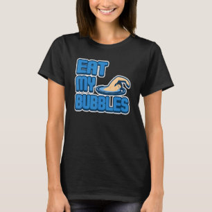 Camiseta Coma Mis Burbujas Humor Del Entrenador De Natación