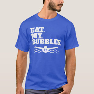 Camiseta Coma Mis Burbujas Swimmer Equipo De Natación Coma