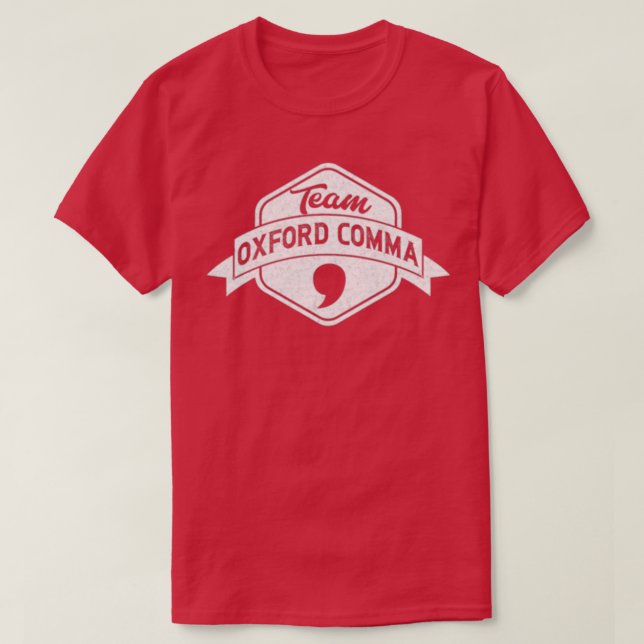 Camiseta Coma Oxford V5 (Diseño del anverso)