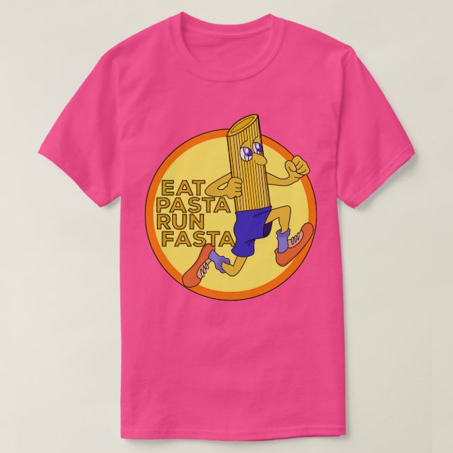 Camiseta Coma Pasta Run Fasta 4 (Diseño del anverso)