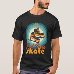 Camiseta Coma Patinaje Sobre Hielo Retro Vintage Y Figu