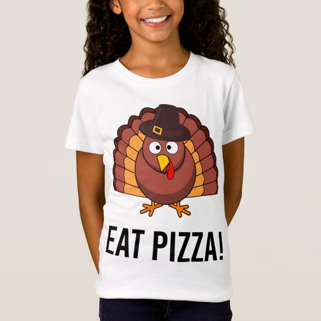 Camiseta Coma Pizza Turquía con Gorra (Anverso)