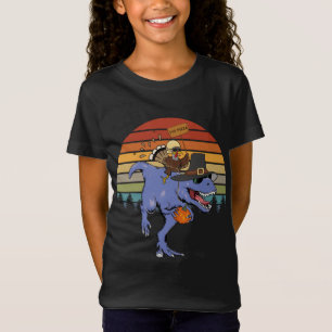 Camiseta Coma pizza Turquía Dino Dinosaurio Vegetario Thank