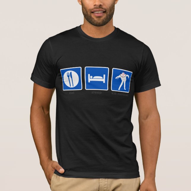 Camiseta Coma - sueño - a los zombis de la matanza (Anverso)