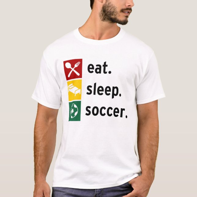 Camiseta Coma. Sueño. Fútbol (Anverso)