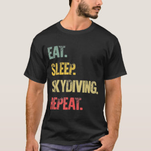 Camiseta Coma Sueño Repetir Gif Comer Sueño Descanso Repeti