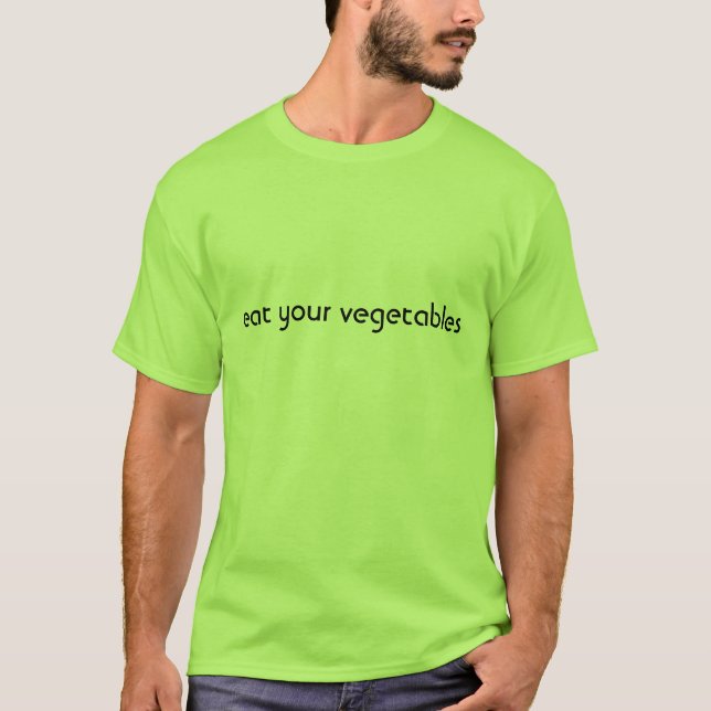 Camiseta coma sus verduras (Anverso)
