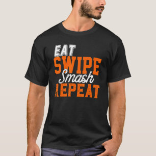 Camiseta Coma Swipe Smash Online Fiesta De Cita Única Frat