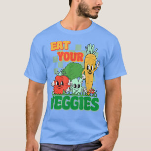 Camiseta Coma tus granjeros de Vegetales Mercado Vegetarian