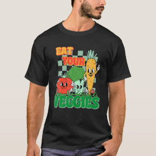 Camiseta Coma tus granjeros Vegetales Mercado Vegetario Mun