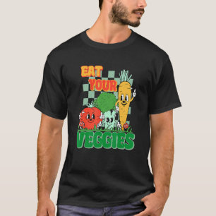 Camiseta Coma tus granjeros Vegetales Mercado Vegetario Mun
