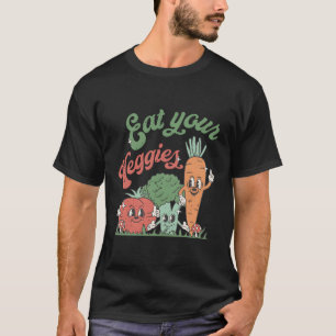 Camiseta Coma tus Vegetales Campesinos Mercado Vegetario Ve
