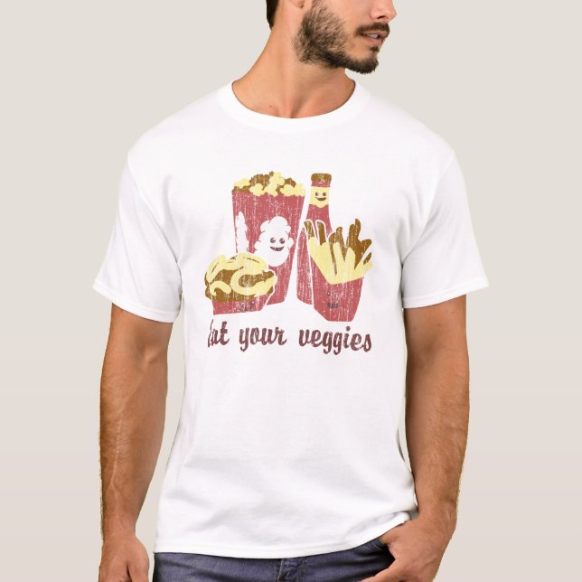 Camiseta Coma tus verduras (Anverso)