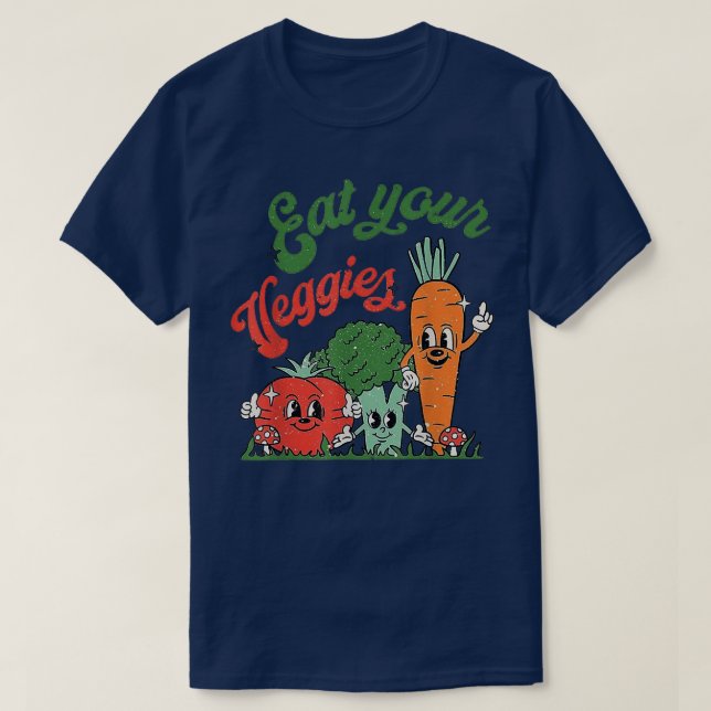 Camiseta Coma tus verduras (Diseño del anverso)