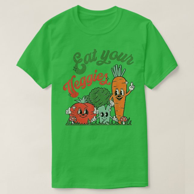 Camiseta Coma tus verduras (Diseño del anverso)