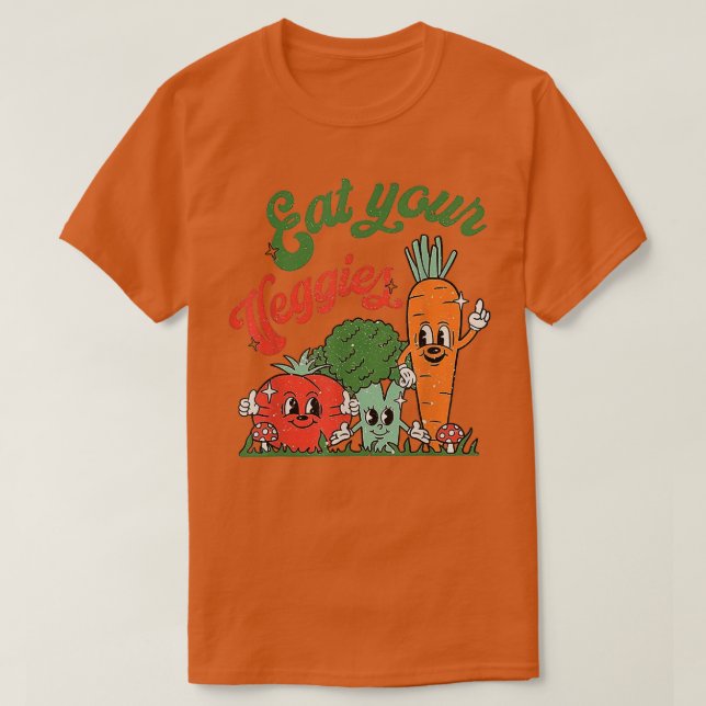 Camiseta Coma tus verduras (Diseño del anverso)