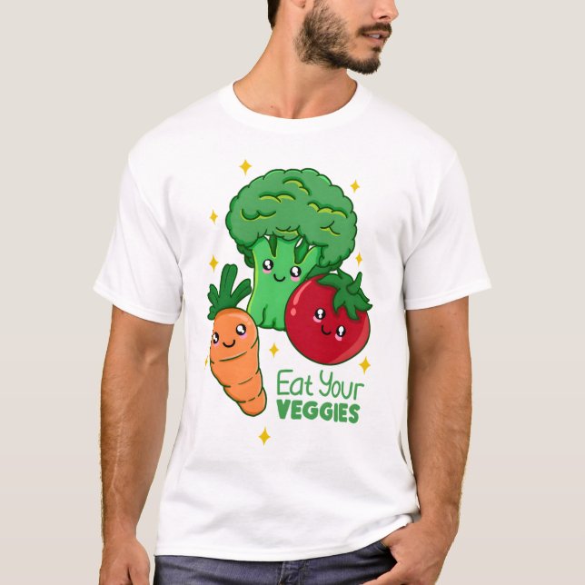 Camiseta Coma tus verduras (Anverso)
